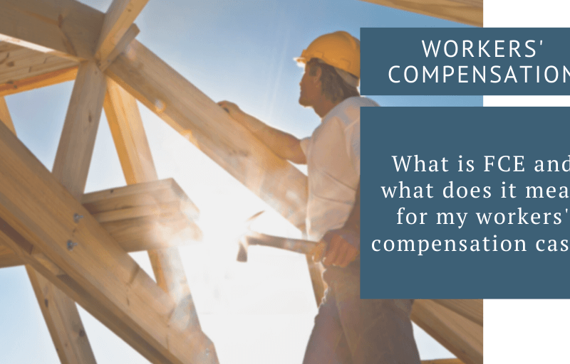 Is settlement in work comp determined by fce