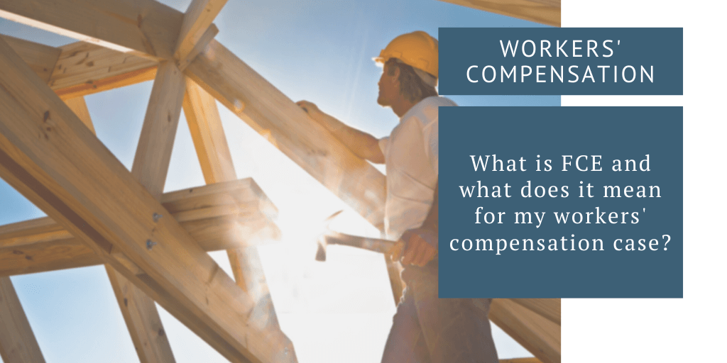 Is settlement in work comp determined by fce